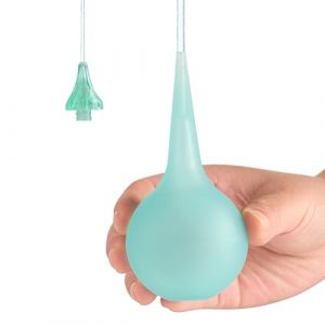 Poire Lavement Oreilles 75ml Haute Pr&eacute;cision - Seringue Auriculaire Souple pour Nettoyage du C&eacute;rumen - Retrait de Bouchon d'Oreille - Embout Transparent Amovible - Mat&eacute;riau TPE M&eacute;dical (TakitFrance, neuf)