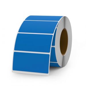 YIKIADA Lot de 500 étiquettes autocollantes en vinyle - 25 x 50 mm - Imperméables - Amovibles - Pour pots de confiture - Bleu (YIJIADA, neuf)