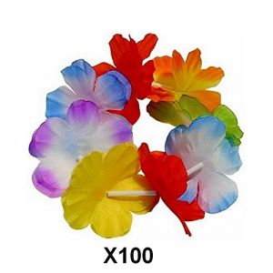 Compatible avec 100 bracelet à fleur multicolore hawaïen Hawaï (LP-Divertissements, neuf)