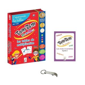 Lot Tam Tam Coffret MultiMax + Les Mots Invariables Cycle 2 + 1 Decap Blumie (Multimax + Inv C2) (Blumie Shop, neuf)