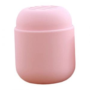 FRCOLOR Porte-&eacute;ponge de Maquillage Silicone Portable &Eacute;tui de Rangement Compact pour Blender et Support L&eacute;ger pour Voyage et Trousse Maquillage (Laners, neuf)