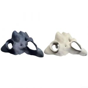 Cachette d'angle naturelle en forme de racine de mangrove pour aquarium, terrarium, con&ccedil;ue avec des mat&eacute;riaux s&ucirc;rs pour les reptiles et les animaux aquatiques (noir, L) (Elchuiaby, neuf)