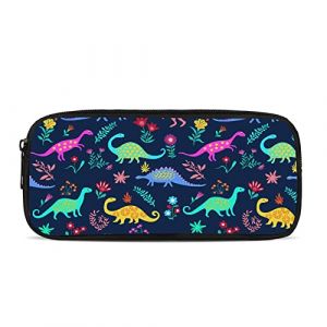 Kuiaobaty Trousse à crayons pour enfants, fournitures scolaires, sac de rangement, trousse à crayons mignonne pour fille et garçon, grande trousse à stylos, Dinosaures, Cartable (pandaQQas, neuf)