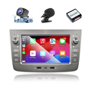 ANKEWAY Autoradio pour Alfa Romeo Mito (2008-2012) avec Android Auto et CarPlay sans Fil, Autoradio Bluetooth St&eacute;r&eacute;o Android [2G+32G] avec cam&eacute;ra de recul/mic/bo&icirc;tier CANbus/Port USB/WiFi/App Store (ANKEWAY-FR, neuf)