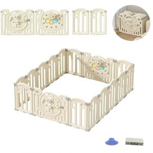 Lnhcrbs Parc Bebe Pliant pour Bébé, Stable Et Antidérapant, Parc Bebe Pliable pour Bébé Est Stable Et Antidérapant Grâce Aux Verrous De Sécurité, Parc Bebe Modulable Peut Changer De Forme (Lnhcrbs, neuf)