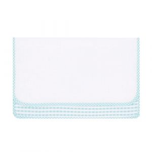 EMMEBi Pochette maternelle enfant &ndash; Coton doux 100% Made in Italy &ndash; Personnalisable avec toile A&iuml;da ou version simple &ndash; Sac de rangement pour bavoir et couverts &ndash; 25x16 cm (Bo.MA., neuf)