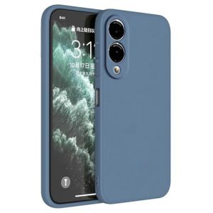 HAFFAN Coque en Silicone TPU Compatible avec Samsung Galaxy S25 Edge (6.7"), Housse Etui de Protection pour T&eacute;l&eacute;phone Portable - Gris Lavande (haffan, neuf)