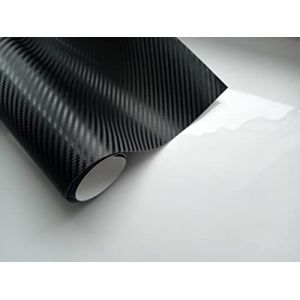 film covering carbone noir 3D vinyle adhesif thermoformable (152 x 30 cm) (stylepiv-wrap, neuf)