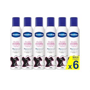 Vaseline Double Invisible Anti-respirant pour femme 250 Ml | 48h Sweat Protection & Long-lasting Freshness PAQUET DE 6 (Lui & Lei BEAUTY&reg;, neuf)