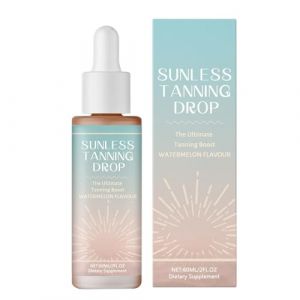 Gouttes bronzantes sans soleil, gouttes autobronzantes longue durée, lotion autobronzante nutritive douce et quotidienne soins de la peau pour les voyages à la maison, en plein air, vacances (xuaesiy, neuf)