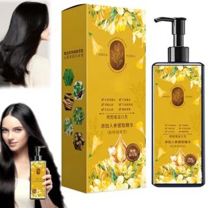 Coloration nourrissante à base de plantes - Coloration à base de plantes - Pour cheveux gris - Shampoing longue durée et naturel - Pour homme et femme - Shampoing doux (café) (Aiyi Ltd, neuf)