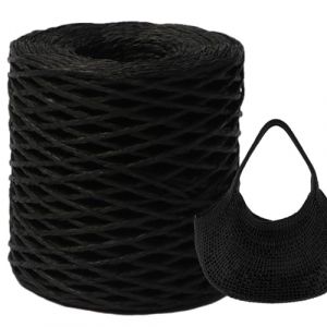 Générique Ruban De Raphia - Rouleaux Raphia À Crochete, 150m Fil De Raphia Naturel, Fil De Raphia Pour Sac En Crochet, Panier Au Crochet (qukoper, neuf)