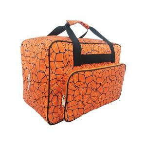 EIOLWJIEO Sac de Voyage Portable Multifonctionnel, pour Un Rangement Pratique de Voyage, Sac de Rangement pour Machine à Coudre à Domicile, Grande capacité, Couleur Orange (kuairuy, neuf)