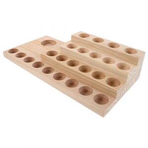 INOOMP &Eacute;tag&egrave;re &Agrave; Huiles Essentielles Pr&eacute;sentoir &Agrave; Huiles Essentielles En Bois Massif Support De Rangement En Bois (maggie Song, neuf)