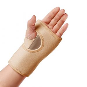Support de Poignet Attelle Poignet pour Canal Carpien Protège Poignet Bandage Poignet Compression Réglable Orthese Poignet pour Arthrite, Fracture, Tendinite, Des Sports 1 pièces ((beige, main gauche) (fly dragon, neuf)