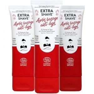 Baume Apr&egrave;s-Rasage Homme &ndash; Lot de 3 &ndash; Monsieur BARBIER | Effet Cicatrisant & Anti-&Acirc;ge | Naturel, V&eacute;gan & Fran&ccedil;ais | &Agrave; l&rsquo;Herbe du Tigre & Acide Hyaluronique (Monsieur Barbier, neuf)