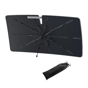 LANGBEAN Pare-Soleil Pliable pour Hyunda-i Kon-a 2025 2024, Parasol de Voiture pour Pare-Brise Avant pour Kona SX2, Bloque la Chaleur Protection Contre Les Rayons UV (LANGBEAN, neuf)