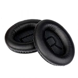 Yizhet Oreillettes de Remplacement Compatible avec Casques Bose Quiet Comfort 35 Bose QC35 II QC25 QC15 QC2 AE2 AE2i AE2w avec Cuir de Protéine et Mousse à Mémoire (Noir) (Laipuke Trading, neuf)