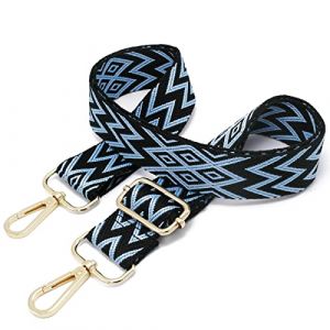 Bandoulière pour Sac a Main Sangle Sac Bandouliere Femmes Réglable Bricolage Sangles Bretelle Remplacement Bag Purse Strap D05 3.8cm/Gold (Kocris Casa EU, neuf)