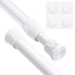 Flintronic Tringle &agrave; Rideau, 2PCS Barre Extensible &agrave; Rideau T&eacute;lescopique, 40-70cm Sans Percage R&eacute;glable Tringle Extensible pour Balcon/Chambre/Salle de Bain/Fen&ecirc;tre/Penderie, Diam&egrave;tre : 13 mm (flintronic, neuf)