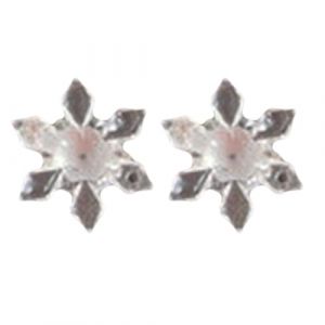 &Eacute;pingle &agrave; cheveux de No&euml;l en forme de flocon de neige - Accessoire de photo &eacute;l&eacute;gant et transparent (ZHKWLXS, neuf)