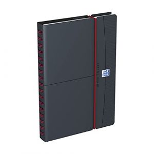 OXFORD - Agenda Semainier "Office" de Poche - Août 2025 à Août 2026 - Format 10 x 15 cm - Couverture Polypro Gris Anthracite (Papeterie Libellus, neuf)