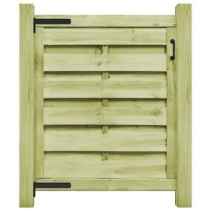 Portillon Bois de pin imprégné 100x100 cm Vert,Quincaillerie,Clôtures & barrières,Portillons,9.5 kg,Vert,45309 (JOINMEE, neuf)