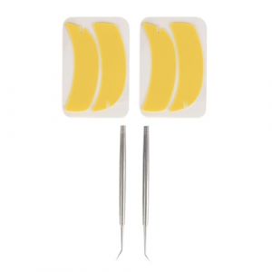 YolieraArt Lot de 2 paires de coussinets d'extension de cils en forme de U, outil r&eacute;utilisable en silicone, ajustement universel pour recourber les cils, tampon d'assistance ultra fin pour un usage (YolieraArt, neuf)
