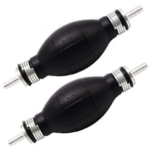 2x Pompe &agrave; Carburant | Poire d&rsquo;Amor&ccedil;age Diesel/Essence/Eau | Pour Bateau, Voiture, Moto | Transfert Rapide 6L/min (8mm*2) (fuleitong, neuf)