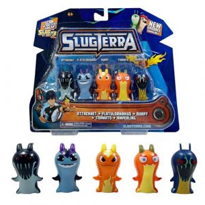 Slugterra, 5 Personnages, 4,5 cm, Mod&egrave;le al&eacute;atoire, pour Les Enfants &agrave; partir de 4 Ans, LUU02, Multicouleur (DEAL QUARTER, neuf)