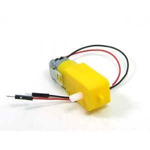 POPESQ&reg; 1 pcs. x Moteur DC avec TT Engrenage avec Connecteur Male 3V-12V 70mA A Brosse Type 130#A5711 (Just-Honest Electronics, neuf)