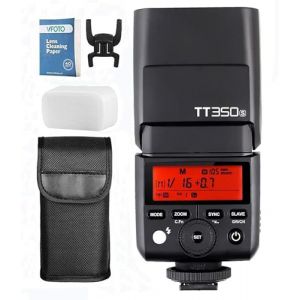 Godox TT350s 2.4G HSS 1 / 8000s TTL II GN60 Flash Speedlite for Sony A7R A7S A7RII A7S A7RII A6300 A6000 DSLR Camera (VIPHOTO DIGITAL, neuf)