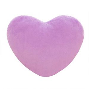 KQIVAM Coussin Coeur, Coussin en Forme de Coeur Violet, Oreiller Coeur Coussin Décoratif en Peluche, Peluche Coeur Coussin Canape Convient pour Les Salon lit Chambre d'enfant Decoration Chambre 20 CM (⭐⭐⭐⭐⭐KQIVAM, neuf)