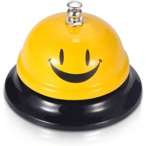 Heyumybit Cloche de Bureau,Cloche d'Appel,Sonnette de Service,Sonnette de Comptoir,Cloches D'appel de Restaurant Clochette Table Bar pour Restaurant,Cuisine,Hôtel,Bar (Heyumybit, neuf)