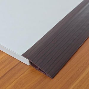 GELINTONG Profilé de compensationl en PVC,Profilé de rattrapage,profilé d’Adaptation,Barre de Seuil,Bande de Transition pour seuil de Sol,Autocollantes,Rail de Transition,Profil de Réglage en Hauteur (RUTINGEU, neuf)