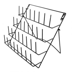 Mobestech Rack De S&eacute;chage Pour Avec &Eacute;tag&egrave;re Organisateur Amovible Pour Verres De Support De S&eacute;chage Pour Tubes Rack De Drainage Pratique Pour Espace De Travail (Cash Liu, neuf)