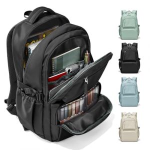sikazan Sac a Dos Scolaire Multipoches,Sacs D'école Cartable Primaire Grand,Sac à Dos Lycee,Sac Université Femme,Sac Scolaire Ado 30L (Noir) (Sikazan Store, neuf)