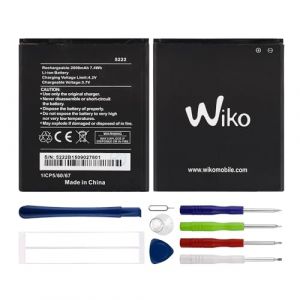 Duotipa WIKO 5222 Batterie de rechange compatible avec Wiko Freddy/Wiko Rainbow Jam 3G 4G Wiko Rainbow Lite 4G Batterie avec outils (Qing tonghui, neuf)