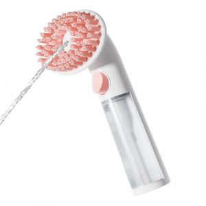 Arroopu Brosse De Douche Pour Chien - Gommage Massant en Silicone - Brosse De Bain Pour Chat Et Gommage Des Poils | Pour Chats d'Int&eacute;rieur Chatons Fournitures pour Animaux de Compagnie Poils Longs et (alieng, neuf)