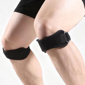 Frutilexia 2 Pi&egrave;ces Sangles de Genou pour Tendon Rotulien, Genouill&egrave;re Rotulienne R&eacute;glable, Genouill&egrave;re Sport Bandage, Sangles Tendon Rotulien pour Femme et Homme, Soulagement de la Douleur, Noir (FRIS STORE S.R.L., neuf)