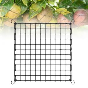 Dunkwckore Filet à Ramer, Filet pour Plante Grimpante Exterieur, Treillis 120x 120 cm avec Une Maille Concombre Élastique avec 4 Crochets, Treillis Jardin Palissage Peut être étendu 180x 180 cm (BUSSANI GIAMPAOLO, neuf)