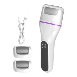 Machine électrique d'exfoliation de talon - broyeur de soins des pieds rechargeable USB, machine à raser de ponçage | Outil de pédicure d'affichage à LED, réglé avec rouleau ric (jinyandianzi, neuf)