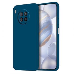 HONLEN Coque pour Huawei Nova 8i / Honor 50 Lite Protection &Eacute;tui, (6.67" inches) Liquide TPU Silicone Case Anti Rayures Ultra Mince Souple Cover en Silicone Bleu Saphir (HONLEN, neuf)