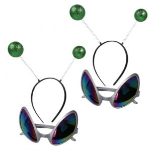 CLISPEED 2ensembles Lunettes Bandeau Lunettes Fantaisie Pour D&eacute;guisement Accessoire F&ecirc;te (Yeahzl, neuf)