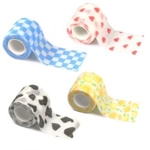 ROKZELT Protection Patte Chien, 4 Pi&egrave;ces Bandage Autoadh&eacute;sif, Chaussette Chien, Chausson Chien, 5cm Large, Jetable, R&eacute;glable, F&uuml;r tous les tailles de chiens (ZHANG GUOQIANG SHOP, neuf)