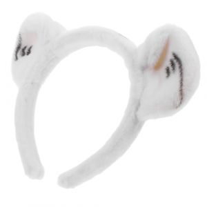 Homoyoyo Bandeau De Tigre -tête Oreilles De Tigre Renard Bandeau Oreilles En Peluche Guêtre Arcs De Bébé Épingle à Cheveux Service -tête Animaux Du Zoo Bandana Rat Peluche Blanche (HuanYH, neuf)
