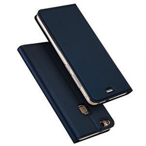 Verco Etui pour Huawei P10 Lite, Coque Pochette Portefeuille pour Housse Huawei P10 Lite avec Magn&eacute;tique Fonction Wallet - Bleu (ATS-Discounter, neuf)