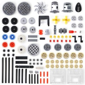 Technic Pi&egrave;ces pour Lego 117 Pi&egrave;ces Bo&icirc;te de Vitesses Pi&egrave;ces d'engrenage et d&rsquo;essieux DIY Technic V&eacute;hicule Pi&egrave;ces Compatible avec Les Marques Grand Public sur Le March&eacute; (XUHN, neuf)