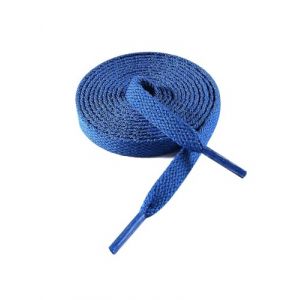 VSUDO Lacets Bleu Royals Plats 115 cm pour Baskets, Lacets Chaussures Bleu Royal Plat pour Sneakers - Compatible avec Nike Air Force, Adidas Stan Smith, Converse, Vans (1 Paire-Bleu Royal-115cm) (VSUTEK-EU, neuf)