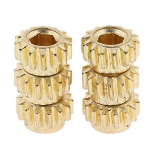 MagiDeal 6pcs Engrenage Hexagonal en Cuivre 1:14 Accessoire pour Guitare Cl&eacute; de Tuner T&ecirc;te M&eacute;canique (Grand Plaisir 360, neuf)